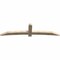 Ekena Millwork Bellingham Rough Sawn Timber Gable Bracket, Douglas Fir, 108"W x 27"H x 4"D x 6"F, 6/12 Pitch GBW108X27X0406BEL00RDF - alternate 4